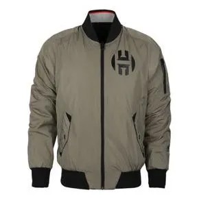 Куртка Original adidas ICON JKT RVS Mens Coat Hiking Outdoors Sportswear Suitable, коричневый