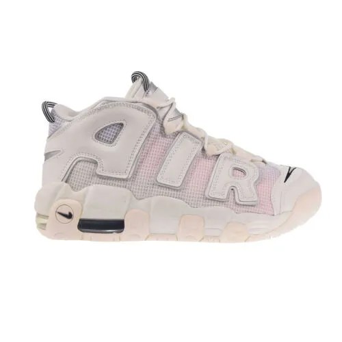 Детские кроссовки Nike Air More Uptempo Gradient (GS) бело-розово-фиолетовые DQ0514-100