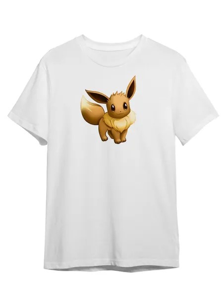 Футболка унисекс Каждому Своё Pokemon/Покемон/Аниме MUPK27 белая 2XL