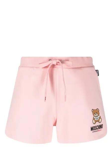 Moschino пижамные брюки Teddy Bear, розовый