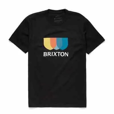 Brixton Alton II Футболка с коротким рукавом (черная) Мужская футболка с рисунком