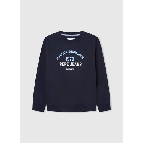 Свитшот Pepe Jeans, размер 14, синий