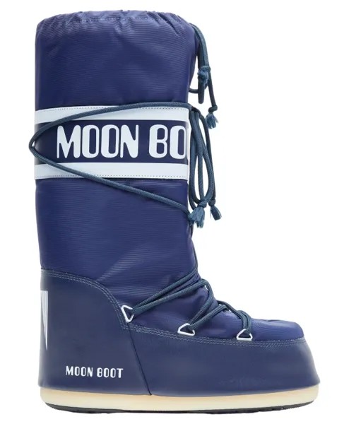 Нейлоновые ботинки с логотипом Moon Boot, синий