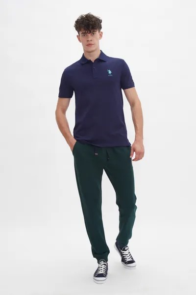 Спортивные брюки мужские U.S. POLO Assn. G081SZ0OP0R-HEROLDSK20 зеленые L