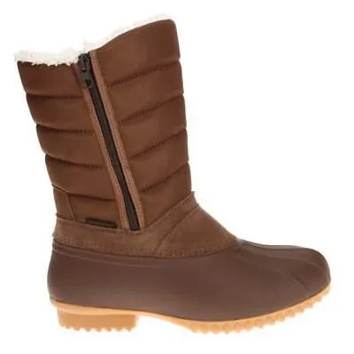 Женские коричневые повседневные ботинки Propet Illia Snow Zippered WBX035NPNC