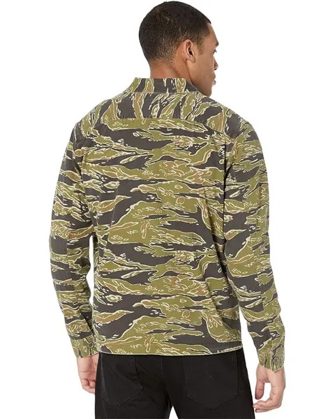 Рубашка AllSaints Tiga Long Sleeve Shirt, цвет Nori Green