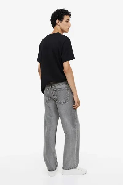 Свободные джинсы H&M, серый