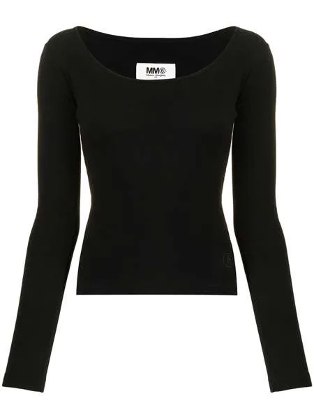 MM6 Maison Margiela толстовка с U-образным вырезом
