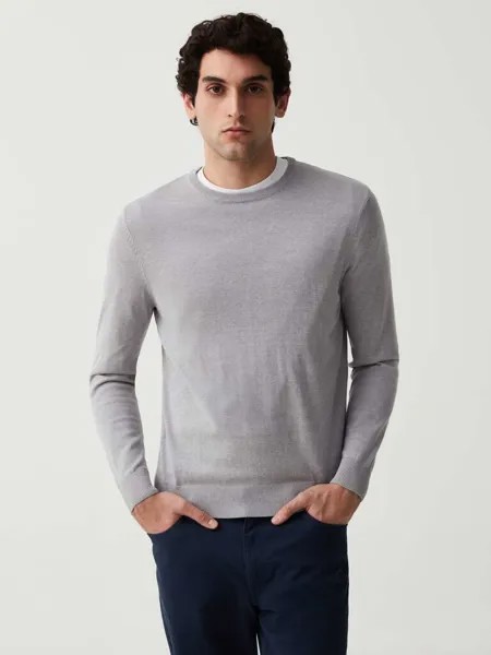 Пуловер с круглым вырезом Ovs, цвет light grey marl