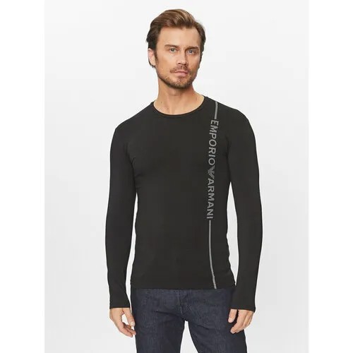 Лонгслив EMPORIO ARMANI, размер L, черный