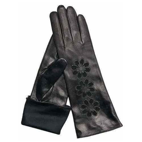 Перчатки  Francesco Marconi, размер 6, черный