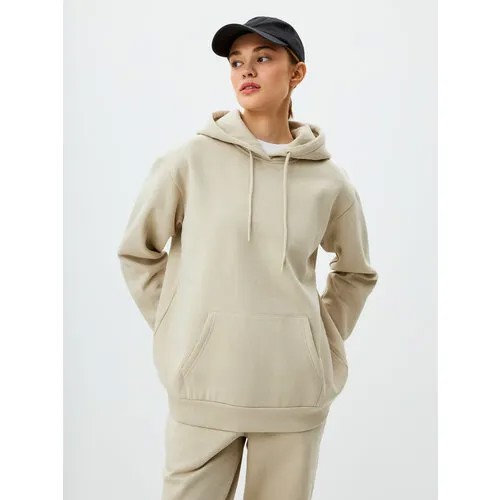 Худи Sela Tina Oversize Fit, размер S, бежевый