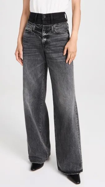 Джинсы SLVRLAKE Re-Worked Double Waist Eva Shadow Coal