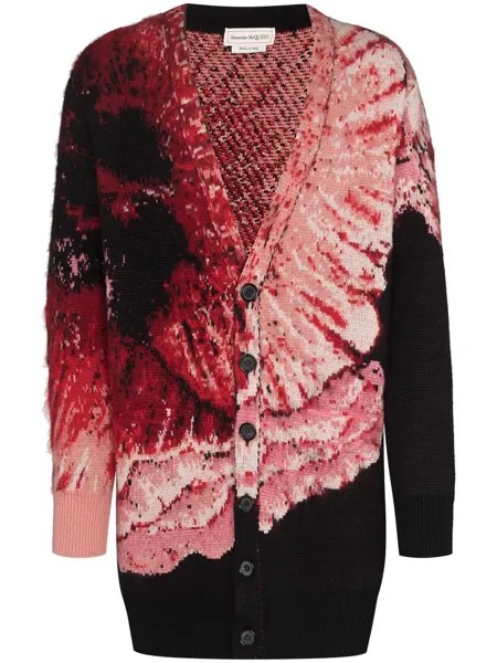 Alexander McQueen кардиган с узором