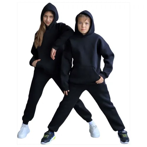 Костюм Ailikids, худи и брюки, черный