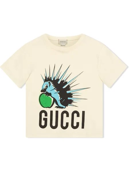 Gucci Kids футболка с принтом