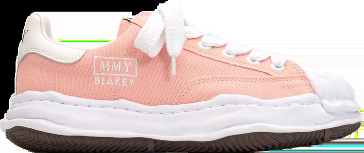 Кроссовки Maison Mihara Yasuhiro Blakey OG Sole Canvas Low 'Pink', розовый