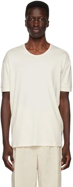Off-White футболка в рубчик LEMAIRE