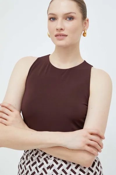 Топ Max Mara Leisure, коричневый