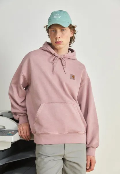 Толстовка Carhartt WIP HOODED VISTA, цвет glassy pink