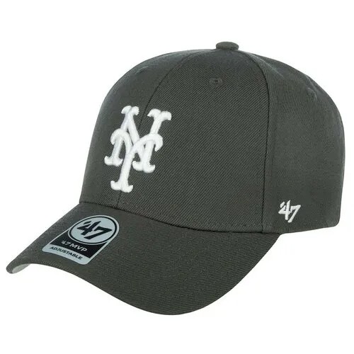Бейсболка 47 BRAND арт. B-MVP16WBV New York Mets MLB (темно-серый / белый), размер: UNI