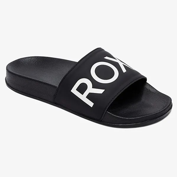 Сланцы женские Roxy Slippy Ii J Sndl Bfg Black Fg ARJL100679 черные 8 US