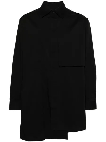 Y-3 многослойная поплиновая рубашка, черный