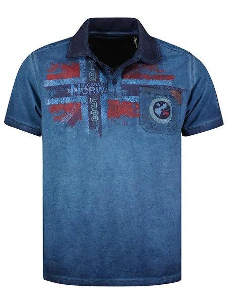 Поло Geographical Norway Kamo, темно-синий