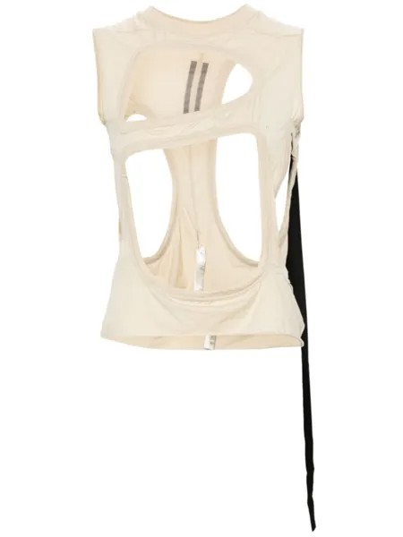 Rick Owens DRKSHDW топ Membrane II, нейтральный цвет