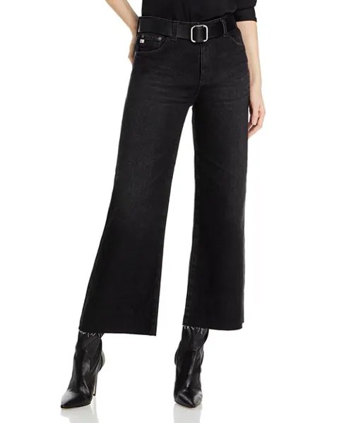Укороченные джинсы Saige с высокой посадкой и широкими штанинами (6 лет) Grandiose AG, цвет Black