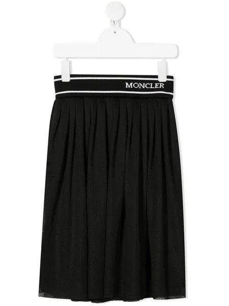 Moncler Enfant юбка с логотипом