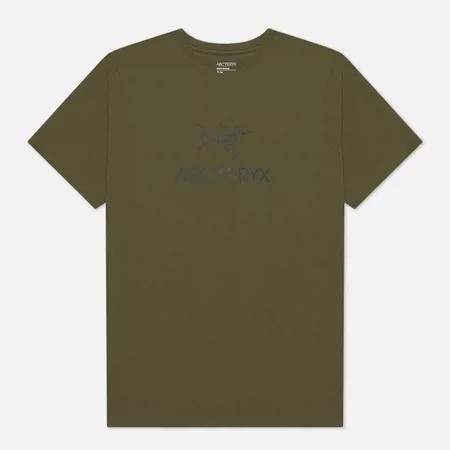 Мужская футболка Arcteryx ArcWord, цвет оливковый, размер L
