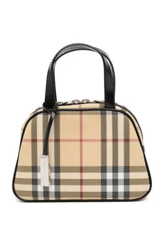 Burberry Pre-Owned мини-сумка в клетку Vintage Check