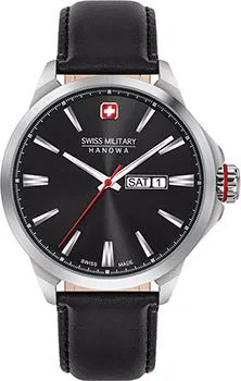 Швейцарские наручные  мужские часы Swiss military hanowa 06-4346.04.007.07. Коллекция Day Date Classic