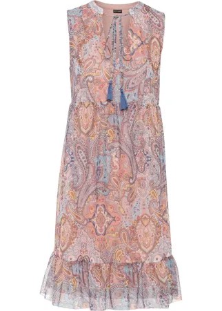 Платье-туника из сетчатой ткани
