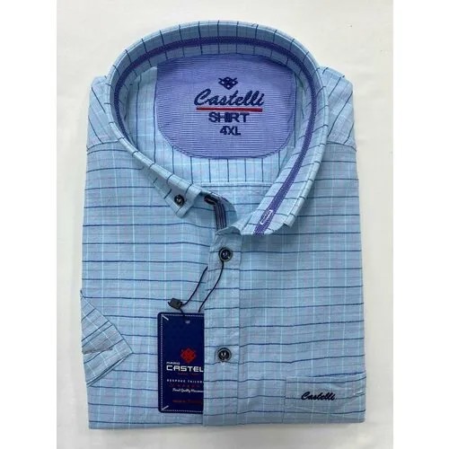 Рубашка Castelli, размер 2XL(62), голубой