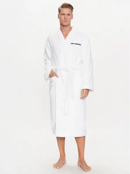Банный халат Karl Lagerfeld, белый