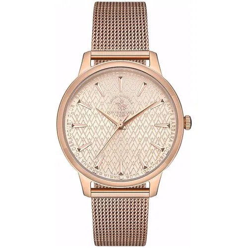 Наручные часы SANTA BARBARA POLO & RACQUET CLUB Наручные часы Santa Barbara Polo & Racquet Club SB.1.10259-3, золотой, розовый