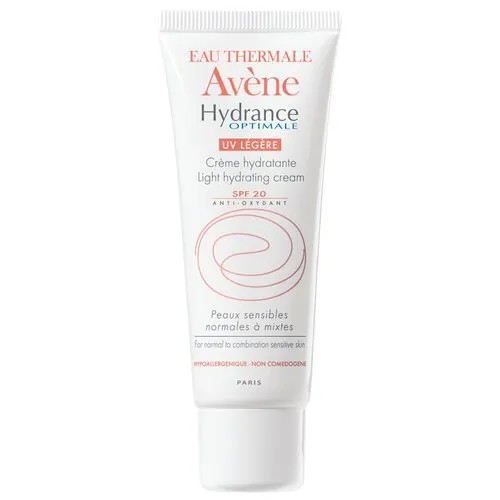 AVENE Hydrance Optimale UV20 Legere Увлажняющий крем для нормальной и комбинированной кожи лица, 40 мл