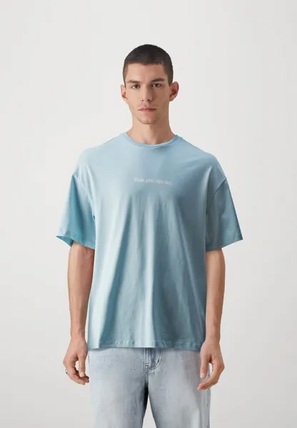 Футболка с принтом JORANG TEE CREW NECK UNISEX Jack & Jones, цвет dream blue