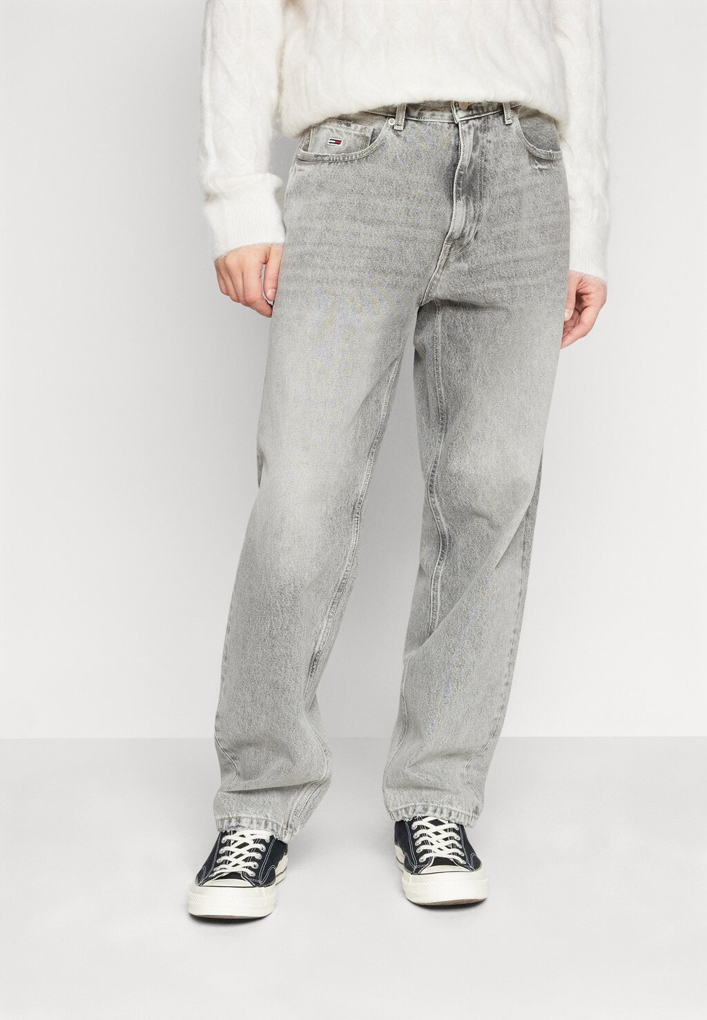 Джинсы зауженного кроя AIDEN BAGGY TAPERED Tommy Jeans, темно-синий