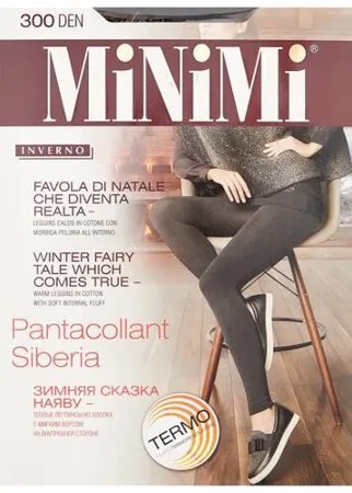 Леггинсы MiNiMi Pantacollant Siberia 300 den, размер 3-M, nero (черный)