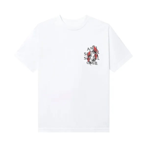 Футболка Anti Social Social Club Koi Garden (3M Reflective), Белая