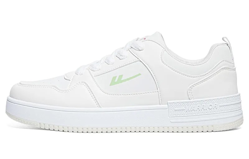 Кроссовки WARRIOR Skateboarding Shoes Unisex Low-top, черный/белый