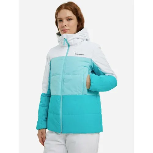 Куртка GLISSADE, размер 48, белый, голубой