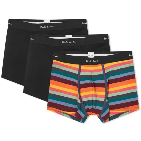 Боксеры Paul Smith Trunk - 3 шт, черный