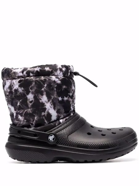 Crocs кроксы с принтом тай-дай