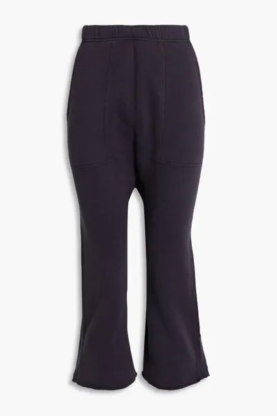 Укороченные спортивные брюки SF из французского хлопка Nili Lotan, темно-синий
