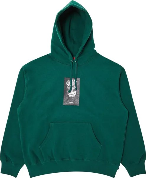 Толстовка Supreme Soup Can Hooded 'Dark Green', зеленый