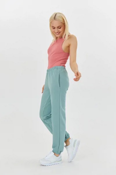 Спортивные брюки женские Ennergiia En.ss21.w.05 зеленые 44 RU